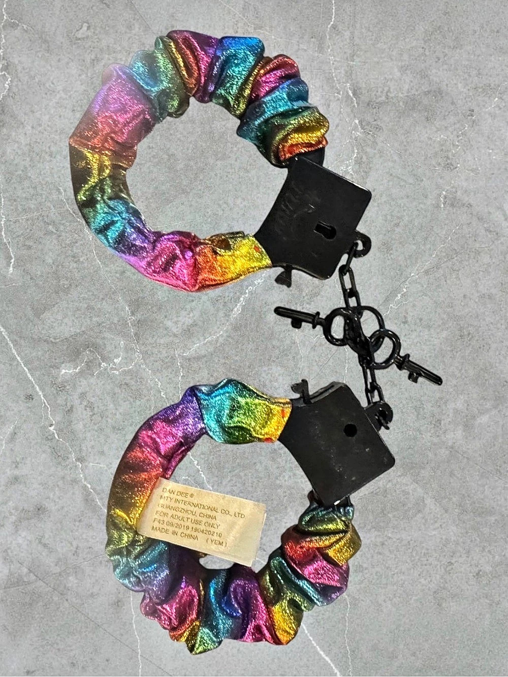 2 for $30 | Rainbow Novelty Handcuffs
